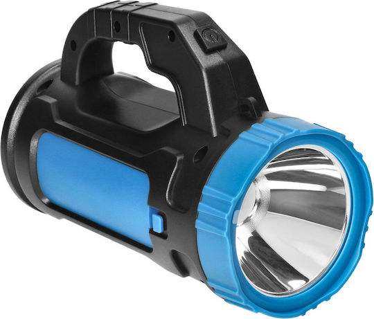 Orno Wiederaufladbar Taschenlampe LED mit maximaler Helligkeit 110lm Schwarz