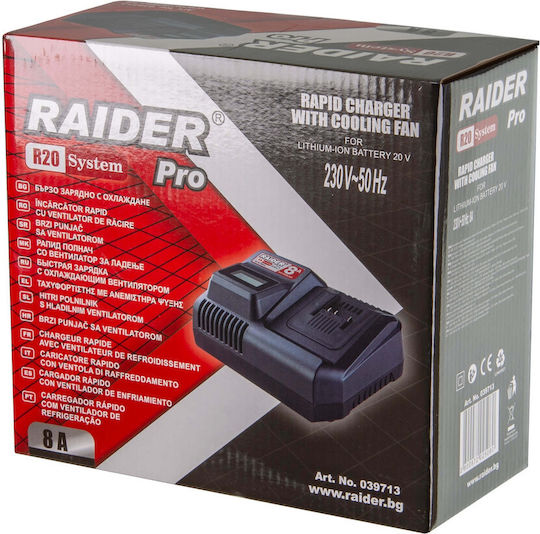 Raider Ladegerät für Werkzeugbatterien