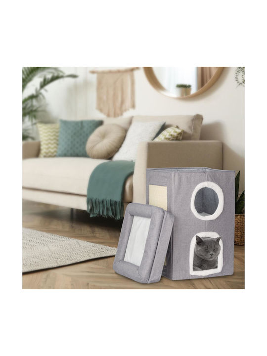 Relaxdays Kratzbaum Gray