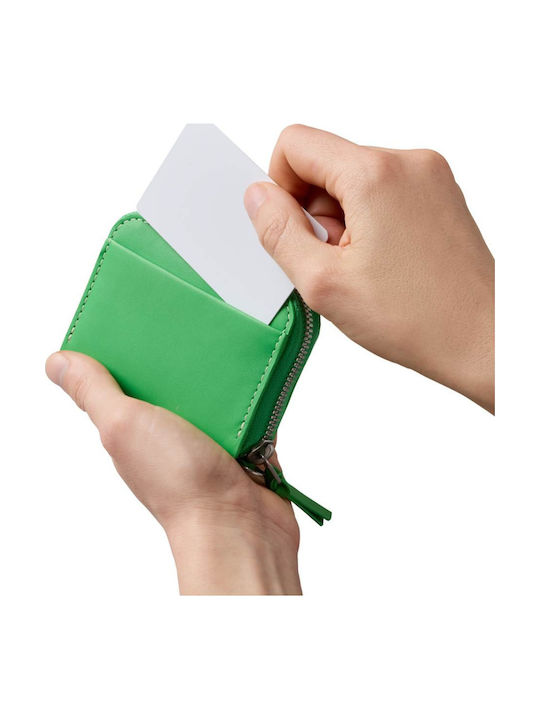 Μικρό Δερμάτινο Γυναικείο Πορτοφόλι με RFID Πράσινο