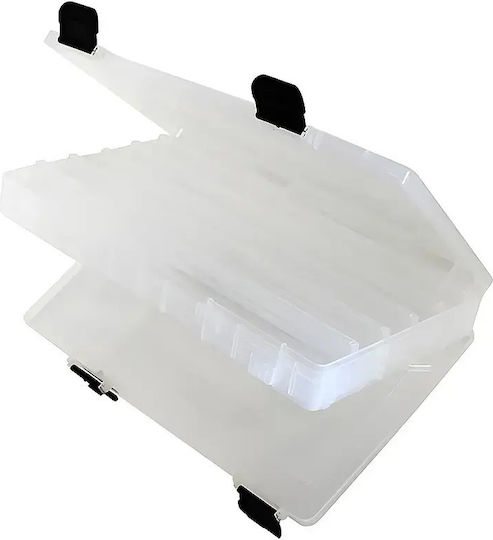 Fishing Box Artificial Sf 378 Plastilys Transparent Double-Sided 10 Slots