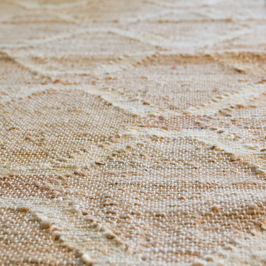 Ravelia Chainlink Χαλί Διάδρομος Καλοκαιρινό Ψάθινο Rust 70x200cm