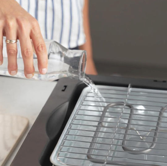 Izzy Tabletop Electric Grill Grill 2400W with Adjustable Thermostat 40.5cmx25.8cmcm