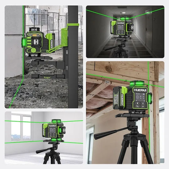 Huepar W04CG Nivelă laser liniară cu fascicul verde