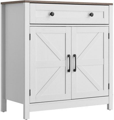 Μπουφές από Ξύλο & Μέταλλο με Συρτάρια White 75x37.5x80cm