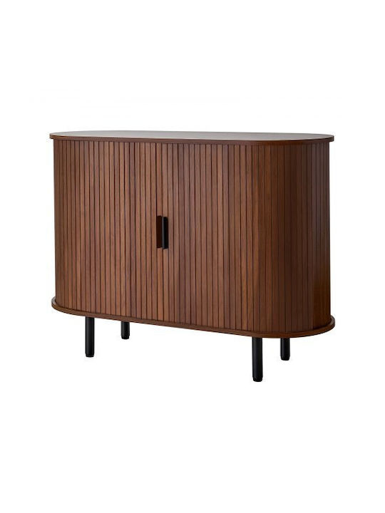 Μπουφές από Ξύλο & Μέταλλο Walnut 100x40x75cm
