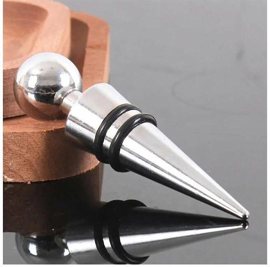 Airtight Bottle Stopper Plastic Silicone 3x3x9 Cm Aria Trade