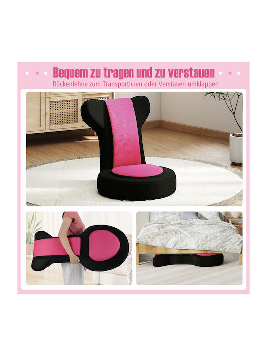 Vielseitiger Sitzsack Pouf Rosa 64x48x53cm