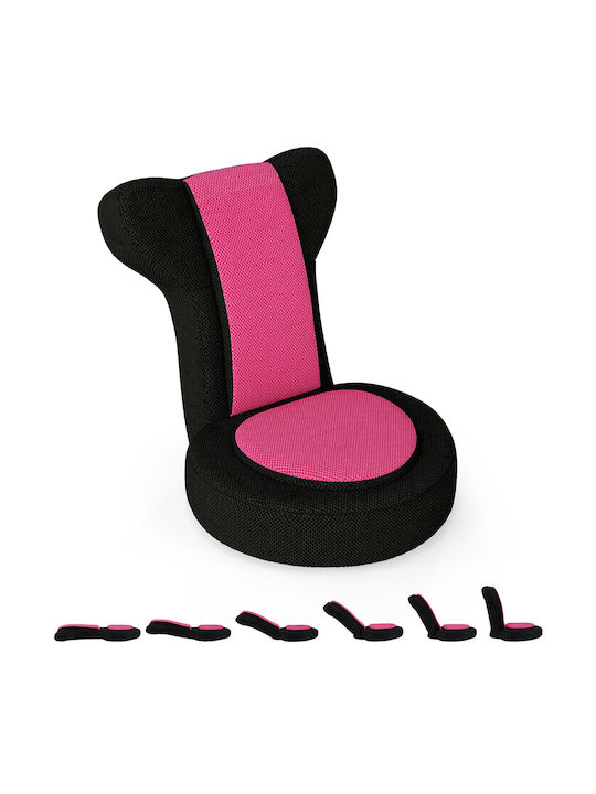 Vielseitiger Sitzsack Pouf Rosa 64x48x53cm