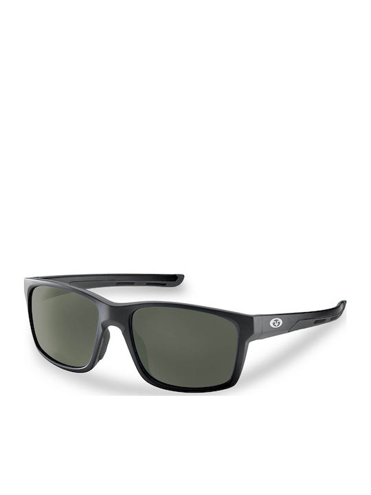 Flying Fisherman Freeline Men's Sunglasses with Brown Plastic Frame and Green Lens 7706TAG