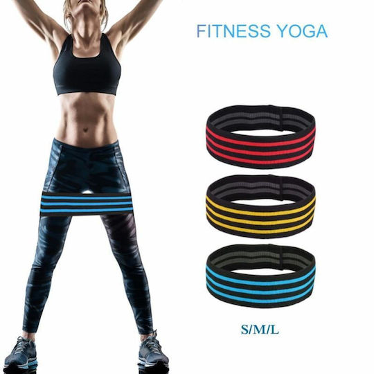 Yoga-Gürtel Gestreift Drei Farben Geschlossen Latex Seide Antirutsch Elastischer Gurt Größe L Rot