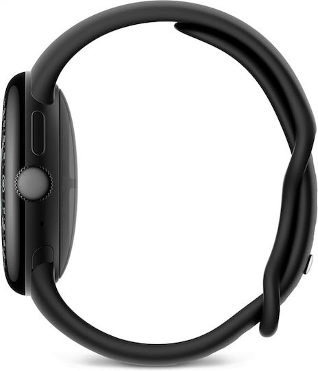 Google Pixel Watch 4 Aluminium 41mm με Παλμογράφο (Matte Black Aluminium Case/Obsidian Active Band)