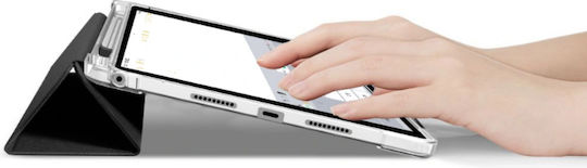 Tech-Protect SC Pen Hybrid Flip Cover Μαύρη (Lenovo Idea Tab 11.0 TB-336)