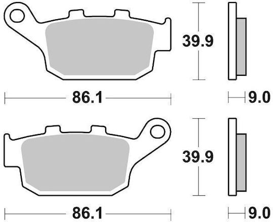 Brembo Motorcycle Brake Pads for Kawasaki Z 650