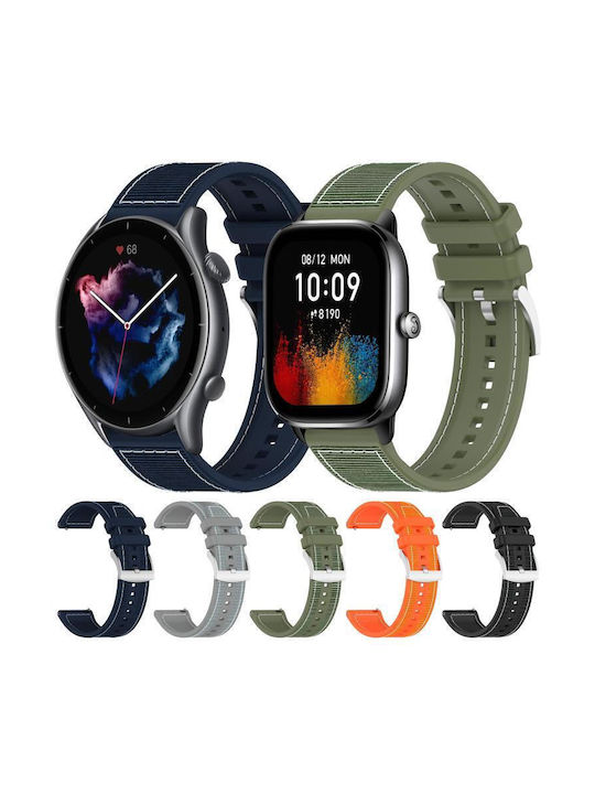 Curea Hibridă Ceas Împletită Silicon 20 Mm Amazfit Gts4 Mini Gts 3 Gts 2 Gri Curea Hibridă Ceas Împletită Silicon 20 Mm Amazfit Gts4 Mini Gts 3 Gts 2 Gri