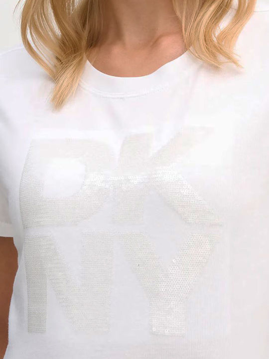 Logo Γυναικείο T-shirt Λευκό