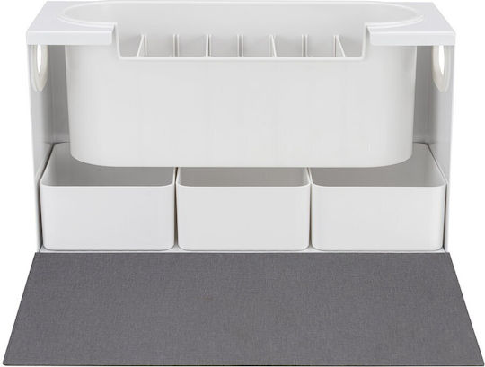 Maclean Energy Kosmetikorganizer Weiß 36,7x22x15cm