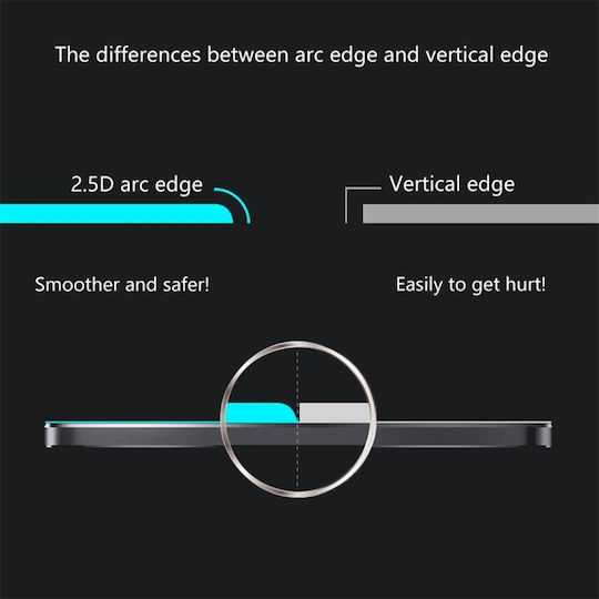 Hat-prince 2.5D 0.26mm Full Glue Full Face Tempered Glass Black (Mi 9 SE)