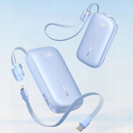 Baseus EnerFill FC21 QPow3 Ultra Power Bank 10000mAh 45W mit USB-A Anschluss Galaxy Blue
