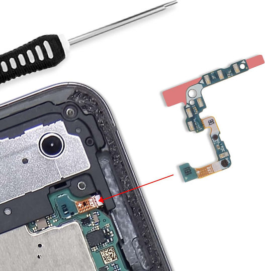 Clappio Ersatz-Innenohrhörer Frc Kabel Galaxy S23 Grün