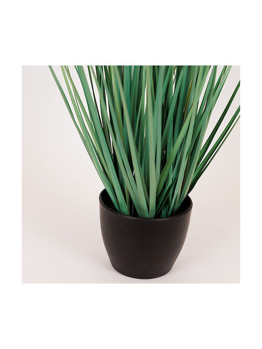White Grass Plant Flower Potted Plastic 54cm Pack Of 2 Pieces