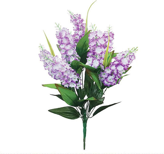 Marhome Bouquet of Artificial Flowers Lilac 53cm