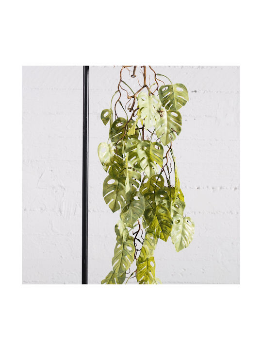 Supergreens Artificial Hanging Light Green Monstera 105 Cm 7-1653