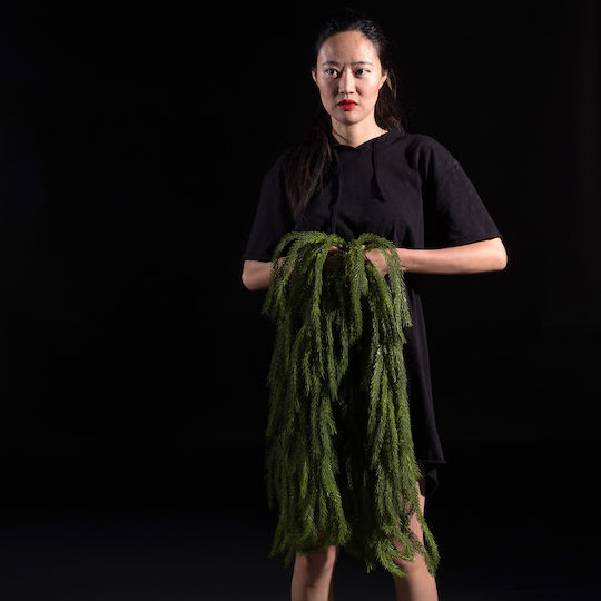 Supergreens Artificial Hanging Dark Green Fern 84 Cm 7-1640