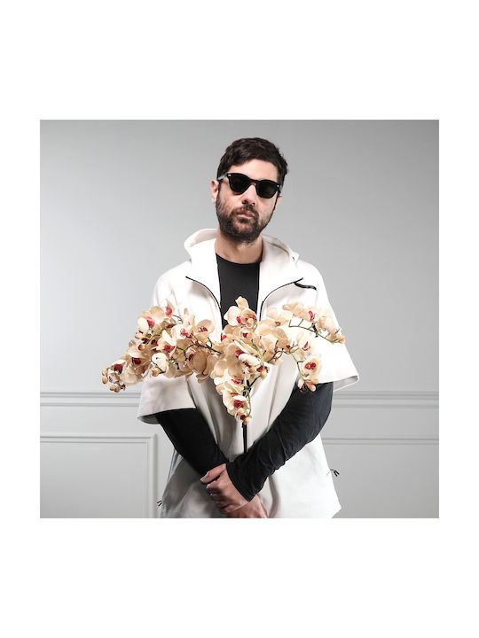 Supergreens Dekorative Künstliche Blumen & Pflanzen Orchidee Beiges Zweigstelle 75 cm 7-0839