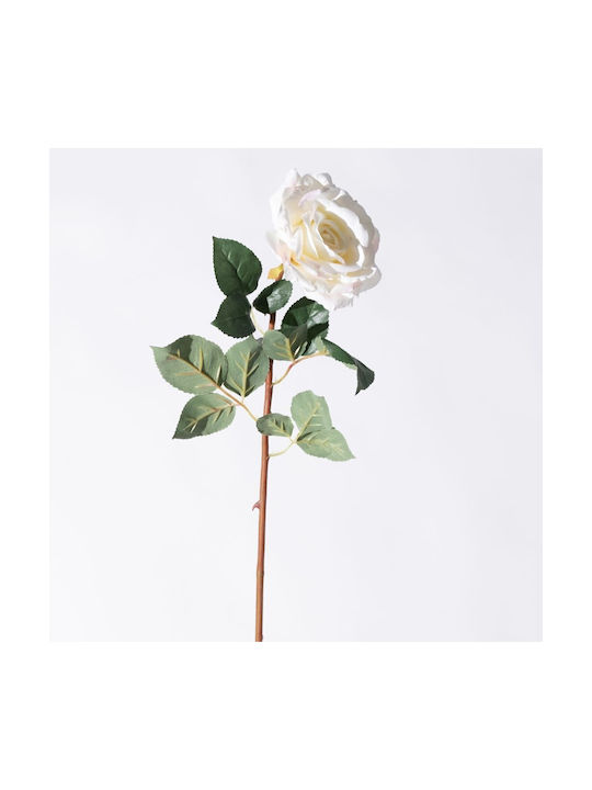 Supergreens Sucursala Artificială Trandafir Albă 75 Cm 7-0285