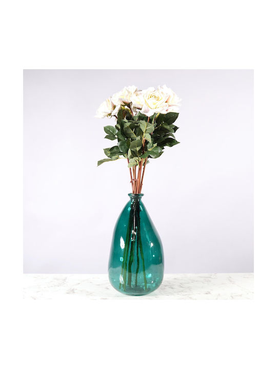 Supergreens Sucursala Artificială Trandafir Albă 75 Cm 7-0285