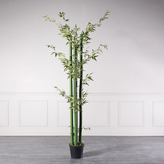 Supergreens Künstlicher Bambusbaum Goldenes Grünes 230 cm 6-0824