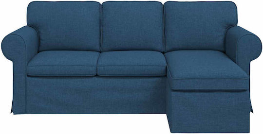 Corner Blue Couch 215x138x80 cm