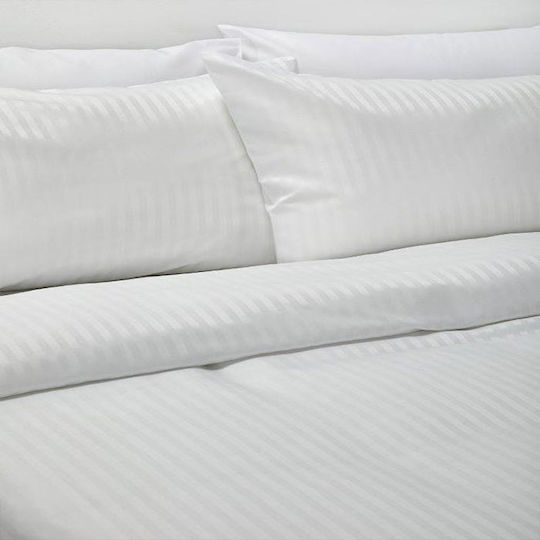 Whitegg Ba155 Подредба Чаршафи с 2 Калъфки Кралица 240x270см Бял 3 Бройки