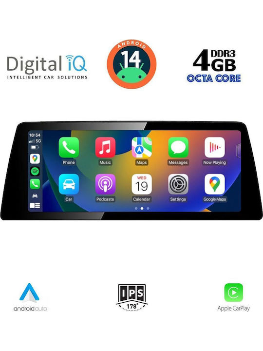 Digital IQ Car Audio System 2018-2023 (Bluetooth/USB/WiFi/GPS/Apple-Carplay/Android-Auto) with Touch Screen 10.25"