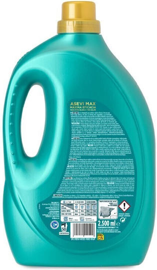 Asevi Lichid Detergent pentru Sensibil Haine 2.5lt (50 Cupe de măsurare)
