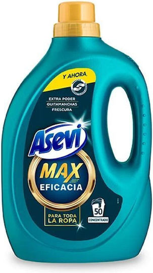 Asevi Lichid Detergent pentru Sensibil Haine 2.5lt (50 Cupe de măsurare)