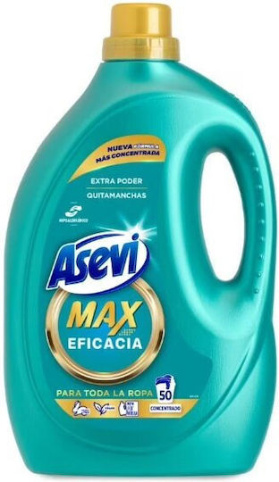 Asevi Lichid Detergent pentru Sensibil Haine 2.5lt (50 Cupe de măsurare)