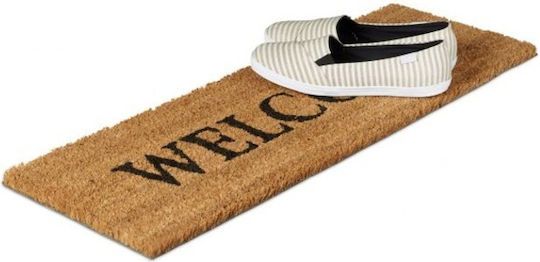 Relaxdays Covor de Intrare din Cocos cu Suport Antiderapant Maro 75x25buc Grosime 15mm