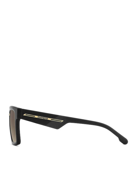 Carrera Men's Sunglasses With Black Horn-Rimmed Frame And Grey Lens 25/S 003/86