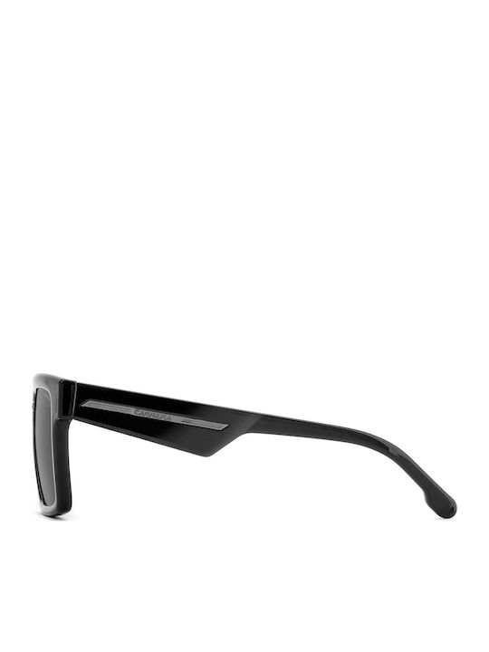 Carrera Men's Sunglasses With Black Horn-Rimmed Frame And Grey Polarized Lens 25/S 284/1T
