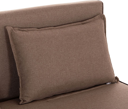 Asma Doppelsitzer Sofa Bett Dunkles Beige 143x78x84cm