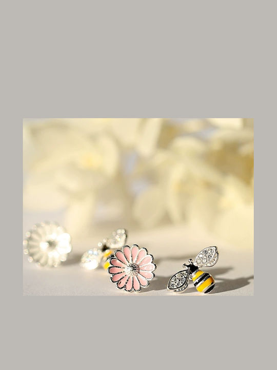 Earrings made of Silver with Stones