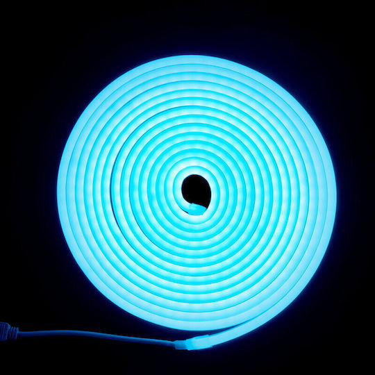 Ibiza Sound Banda LED Impermeabilă 12V RGB Lumină 5m Neon Flex cu Sursă de Alimentare și Telecomandă