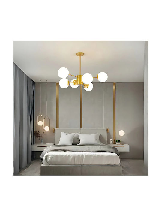 Alista Home Lustră Auriu pentru 6 Becuri E27