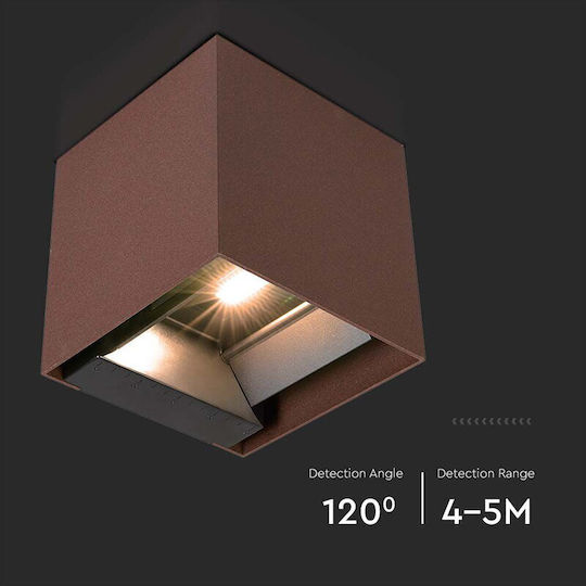 V-TAC Lampă Solară 9W 860lm cu Alb Natural Lumină 4000K IP65 15bucx15.3bucx15buccm