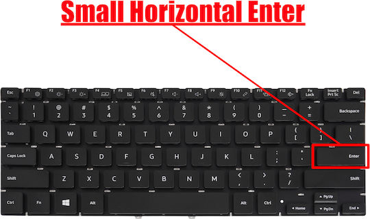 Laptop Keyboard Samsung Galaxy Book Go NP340XLA 340XLA NP340XLA-K05BR A545-PAJW NP340XLA-KA1US NP340XLA-KA5US BA5904581A BA59-04581A US No Frame Black Code 41295usnofr