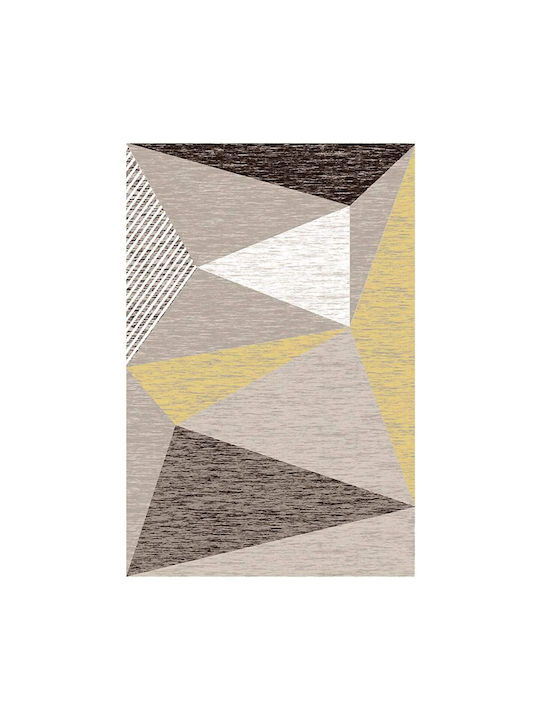 Sidirela Karmen Anti-slip Rug Rectangular Grey / Brown