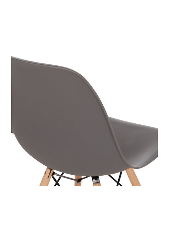 Twist Pp Stühle Speisesaal Grey 4Stück 46x50x82cm