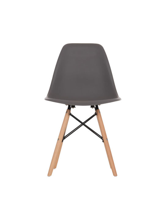 Twist Pp Stühle Speisesaal Grey 4Stück 46x50x82cm
